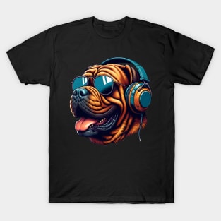 Broholmer as Smiling DJ in Vivid Japanese Art Style T-Shirt